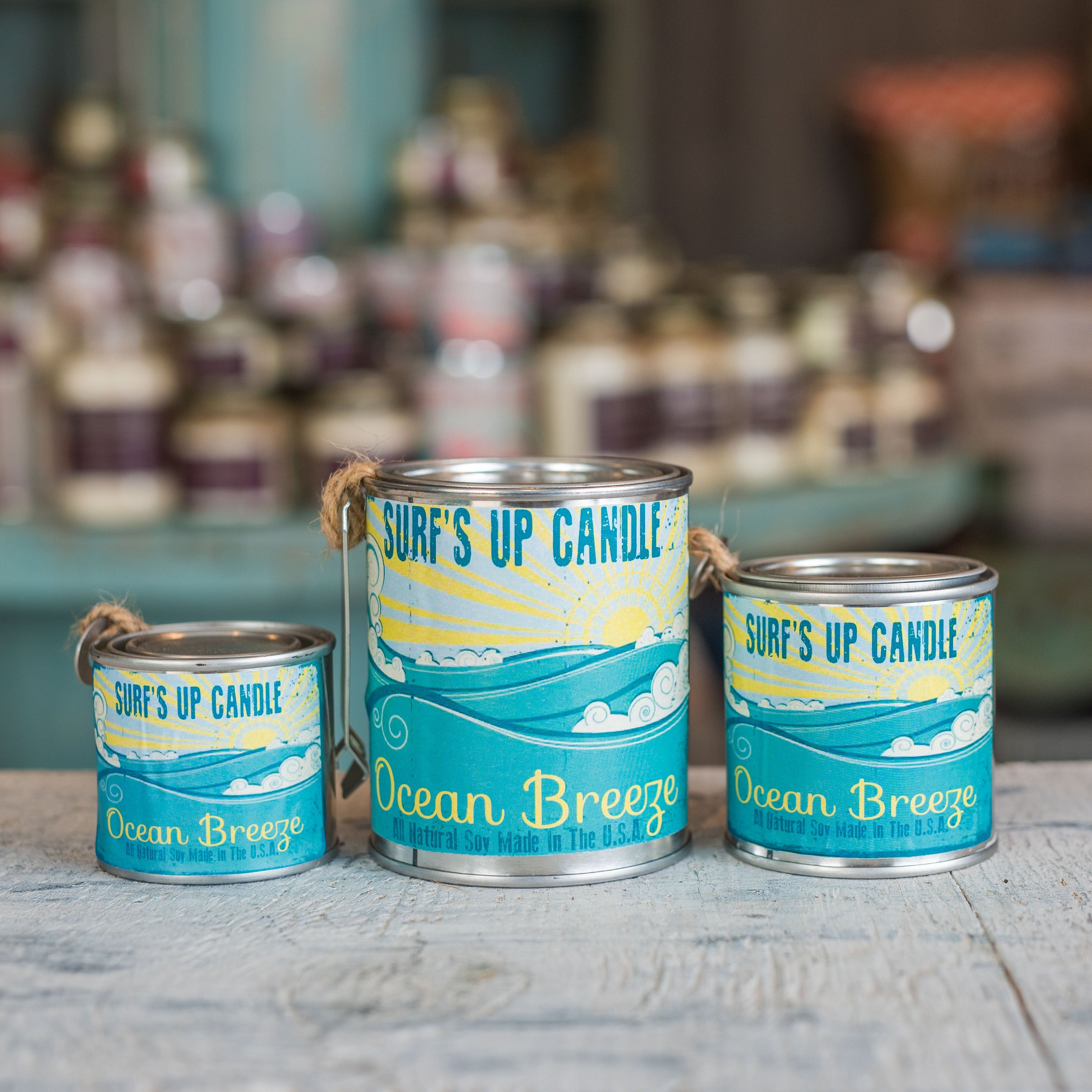 Orange Beach Soy Candle Tin