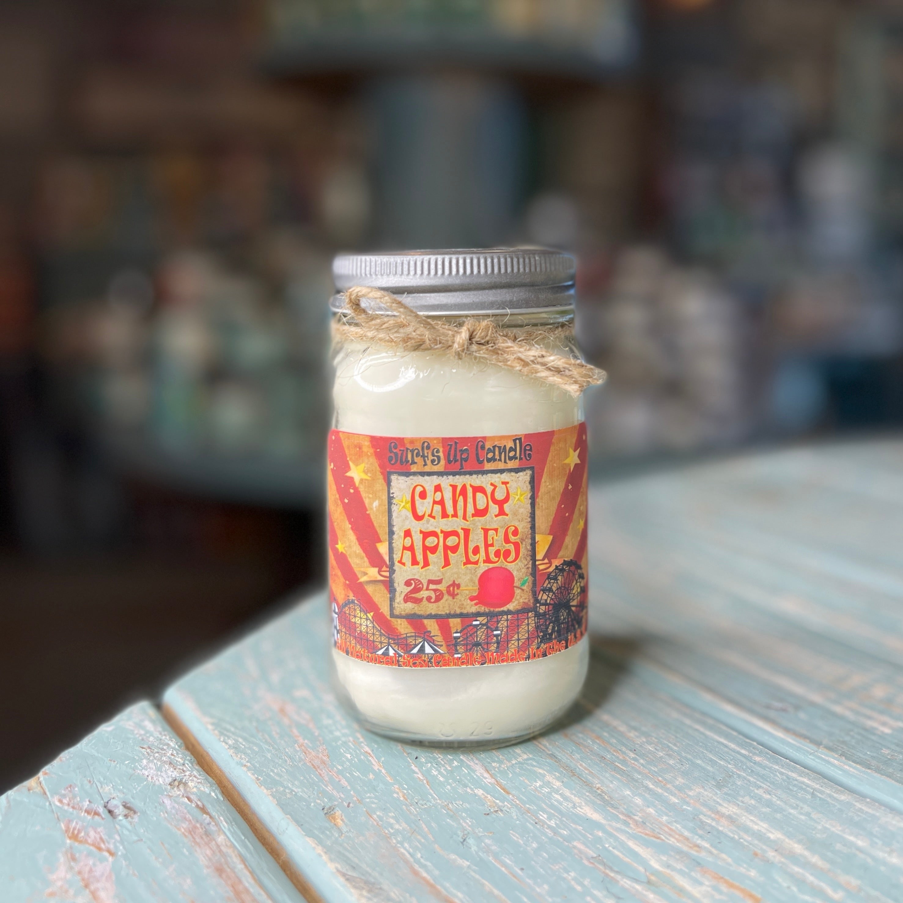 Square Mason Jar - 16 oz. (Case of 12) - The Flaming Candle Company