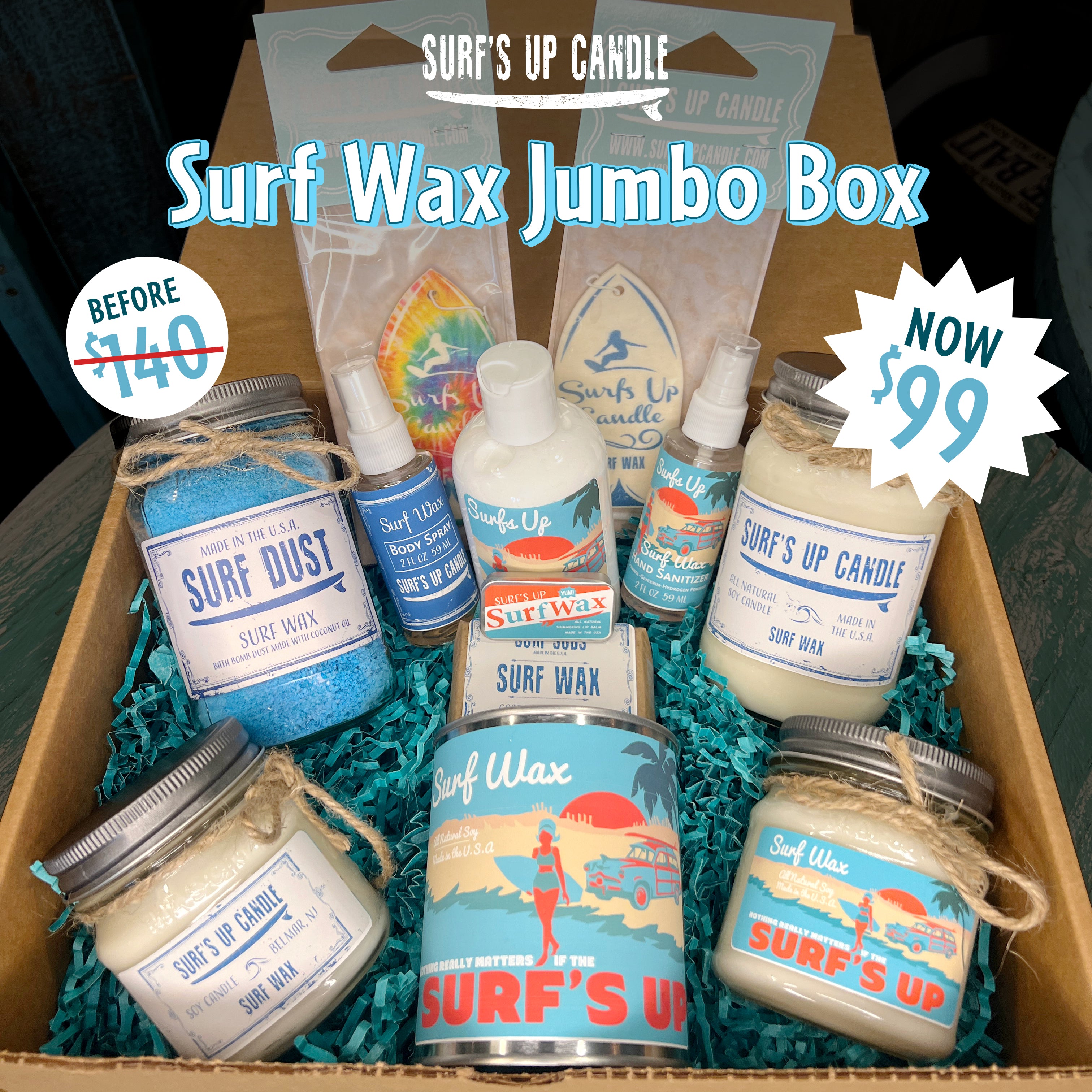 Surf Wax Jumbo Box