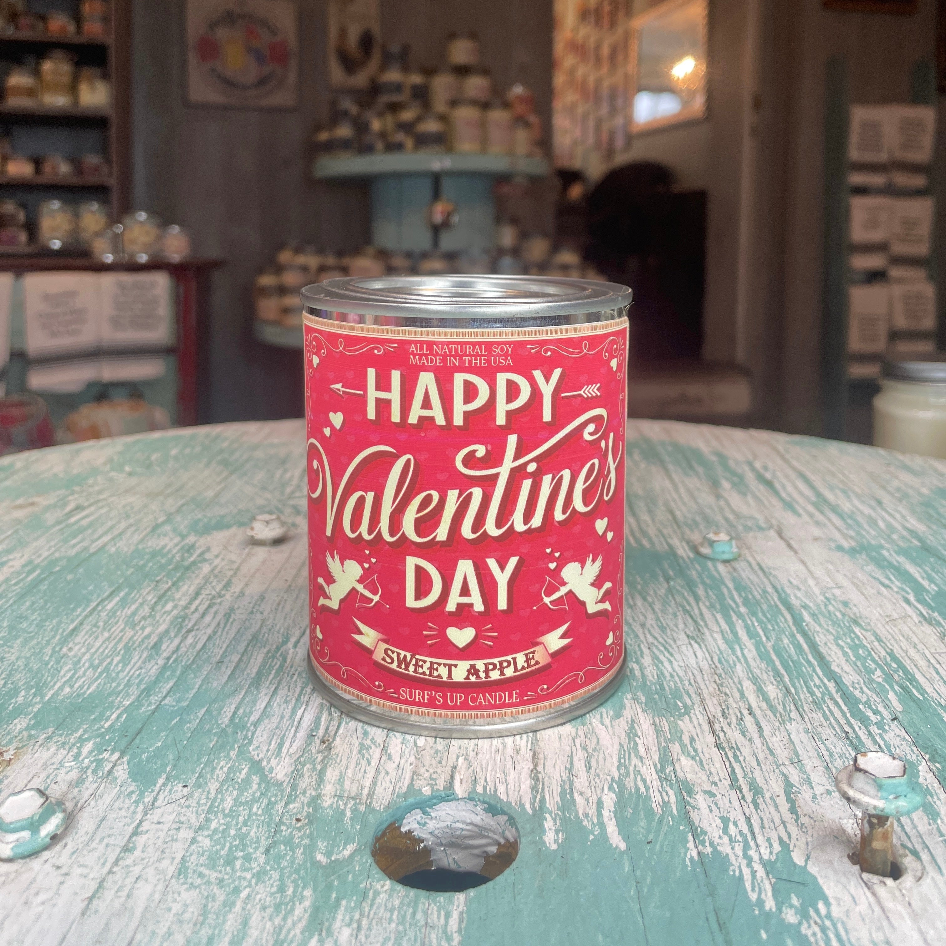 Happy Valentine's Paint Can Candle Trio - Valentine's Day Collection