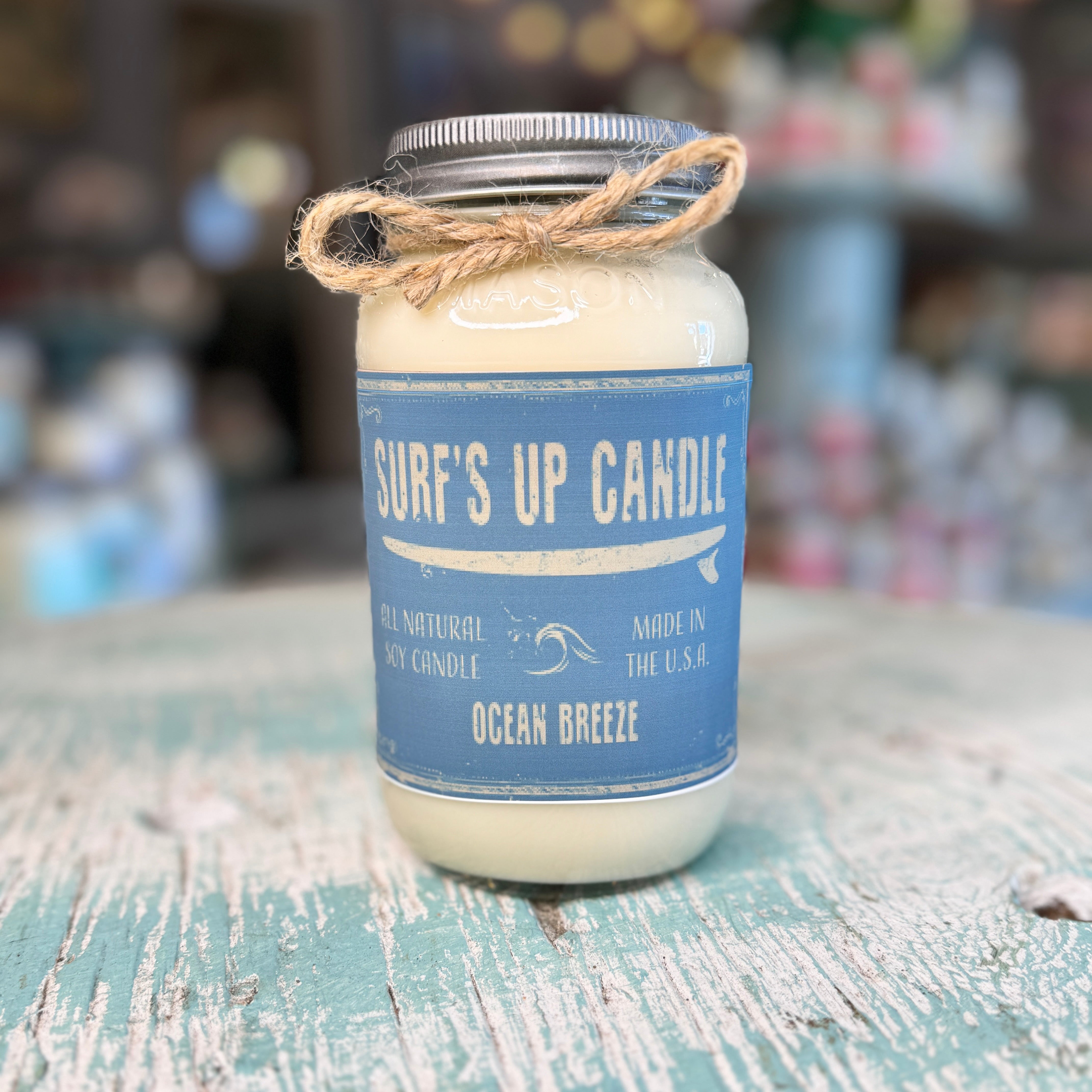 Ocean Breeze Mason Jar Candle - Original Collection