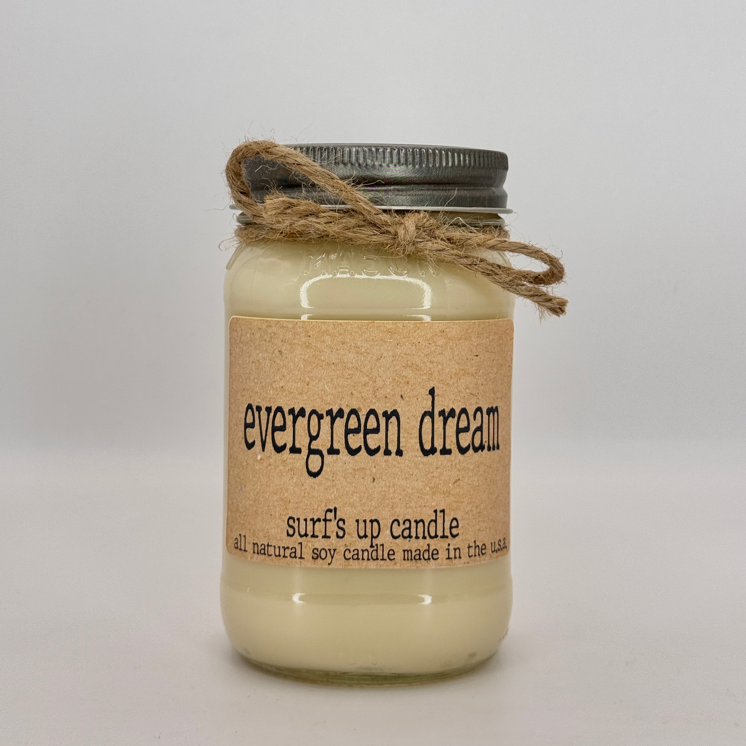 Evergreen Dream Mason Jar Candle - Brown Bag Collection