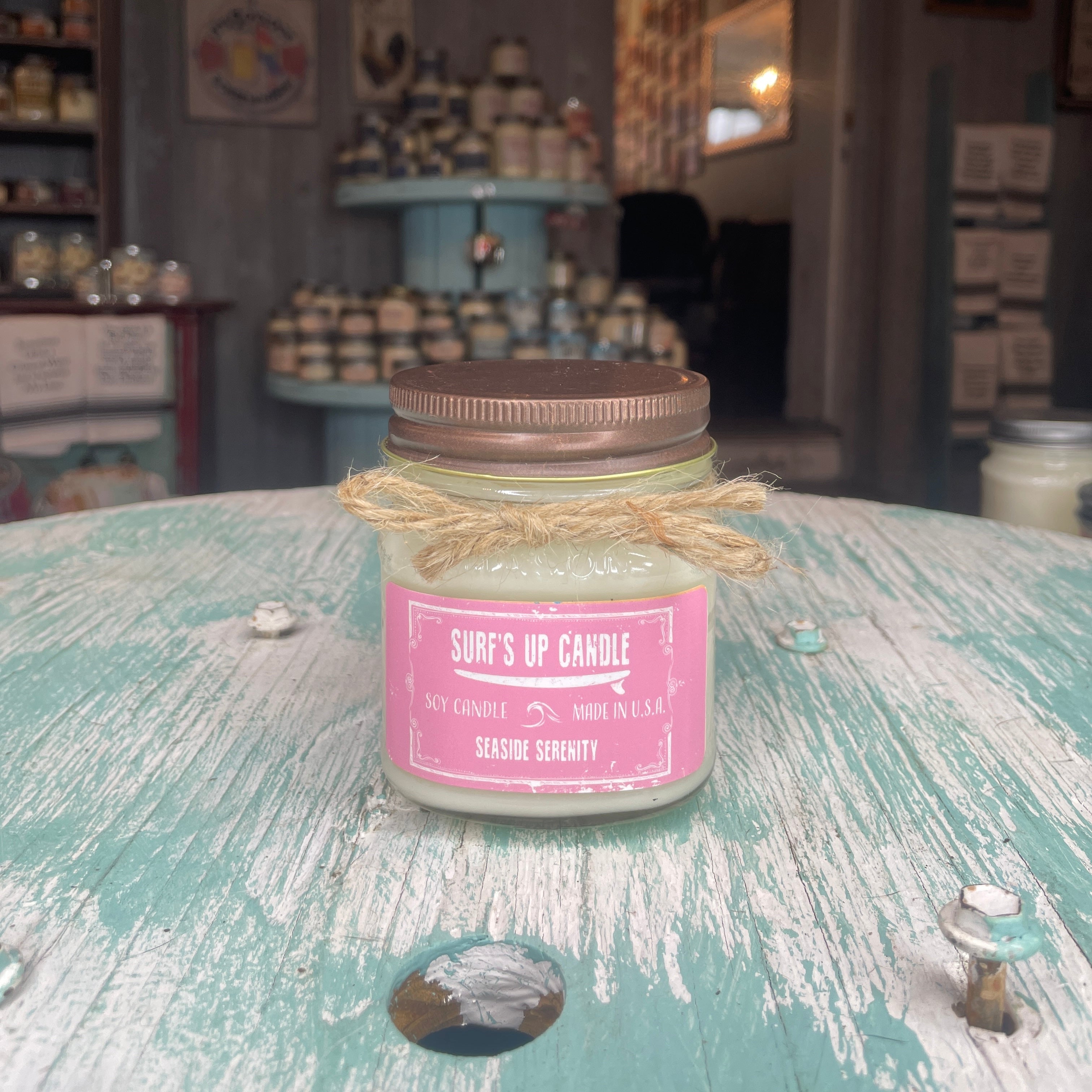 Seaside Serenity Mason Jar Candle - Valentine Collection