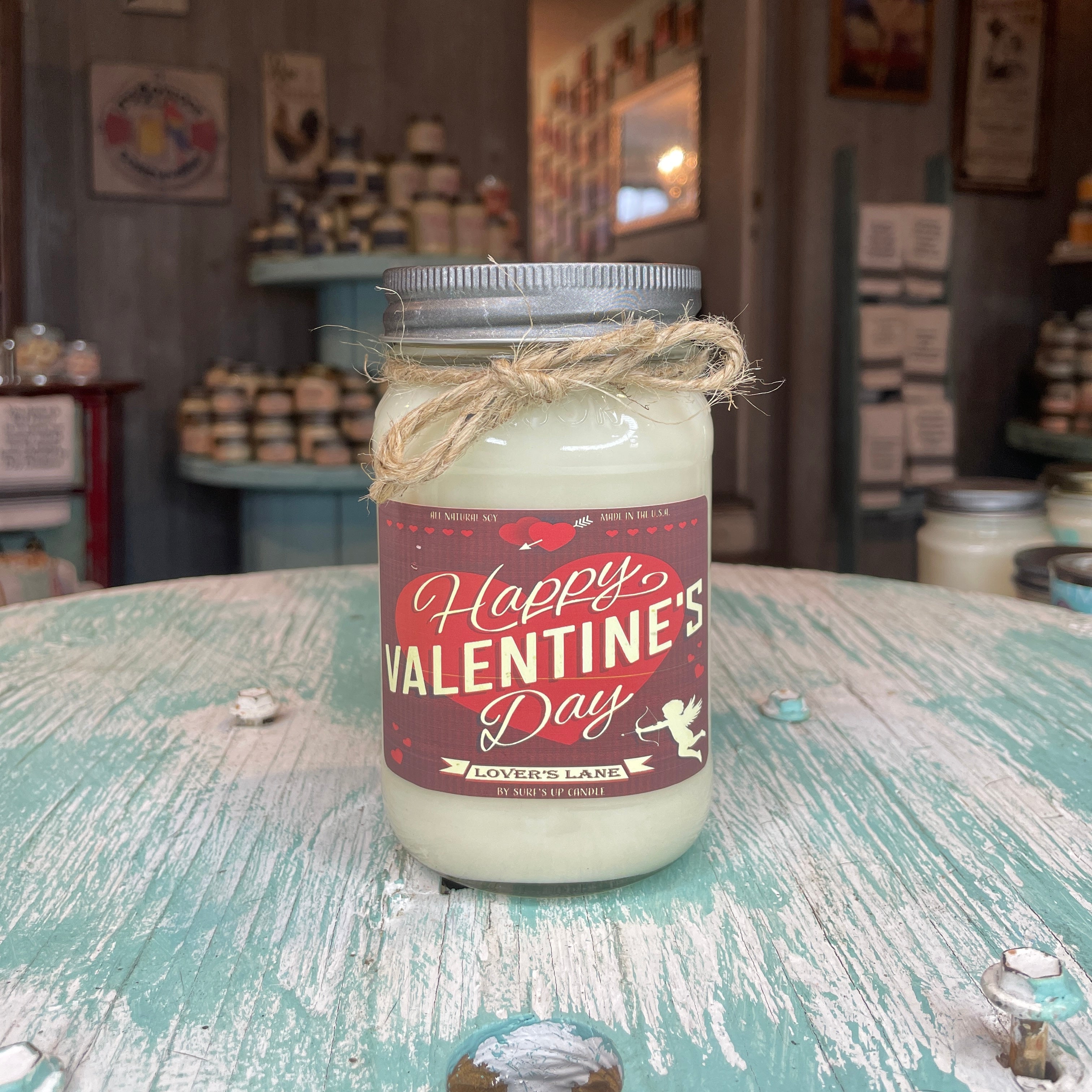 Happy Valentine's Mason Jar Candle Trio -  Valentine's Day Collection