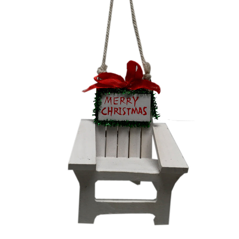 Beach Chair Christmas Ornament