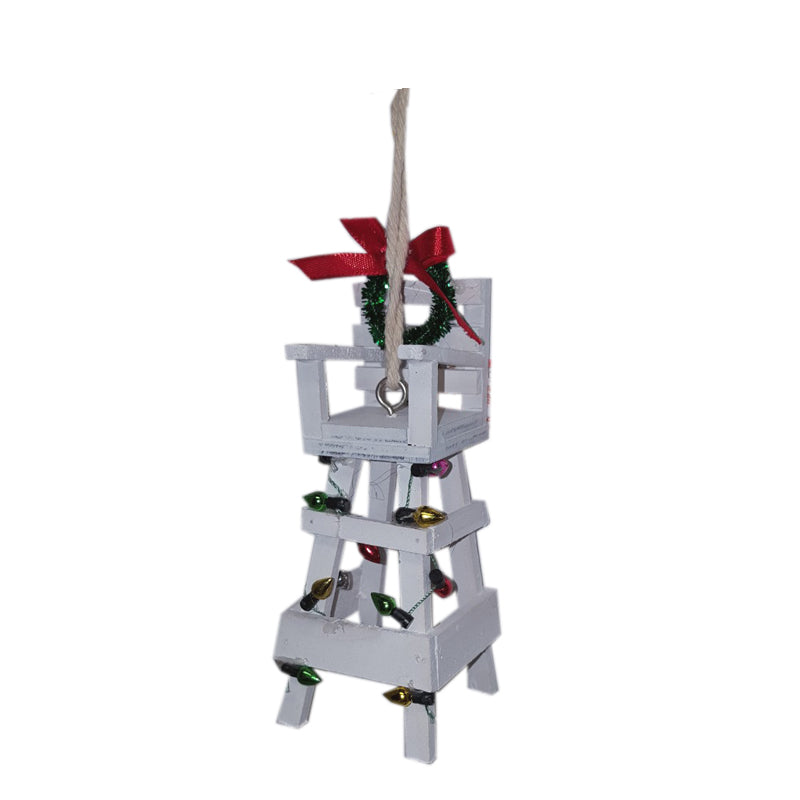 Lifeguard Stand Christmas Ornament