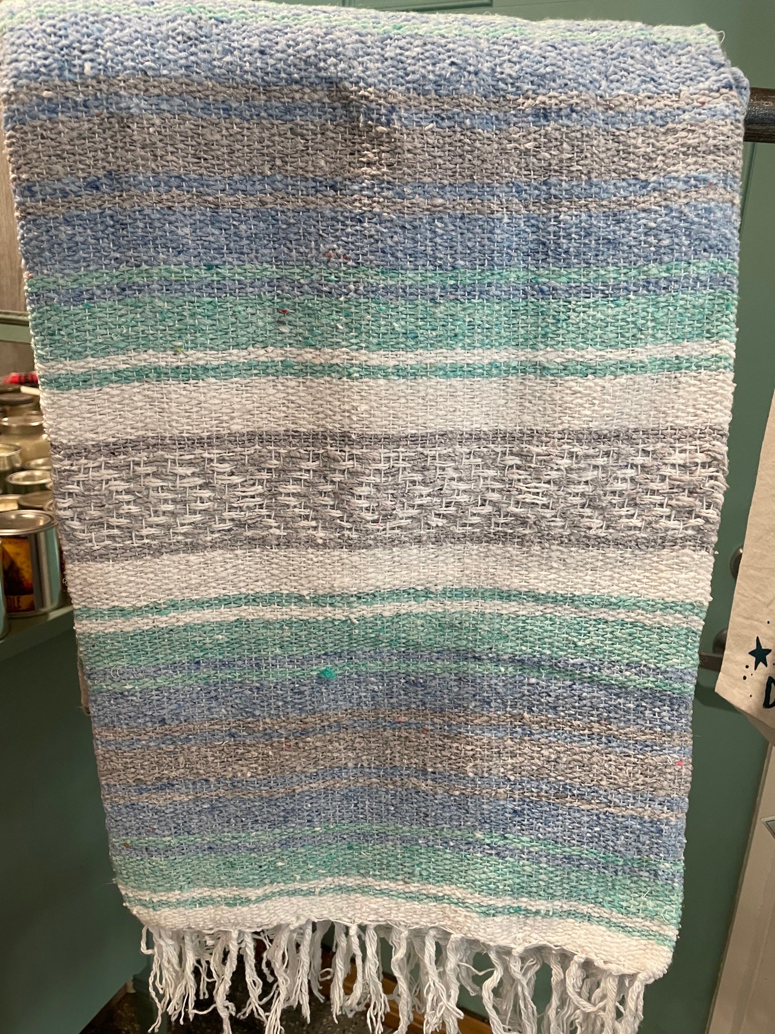 Beach Towels l Throw Blankets - Blue | Gray #70